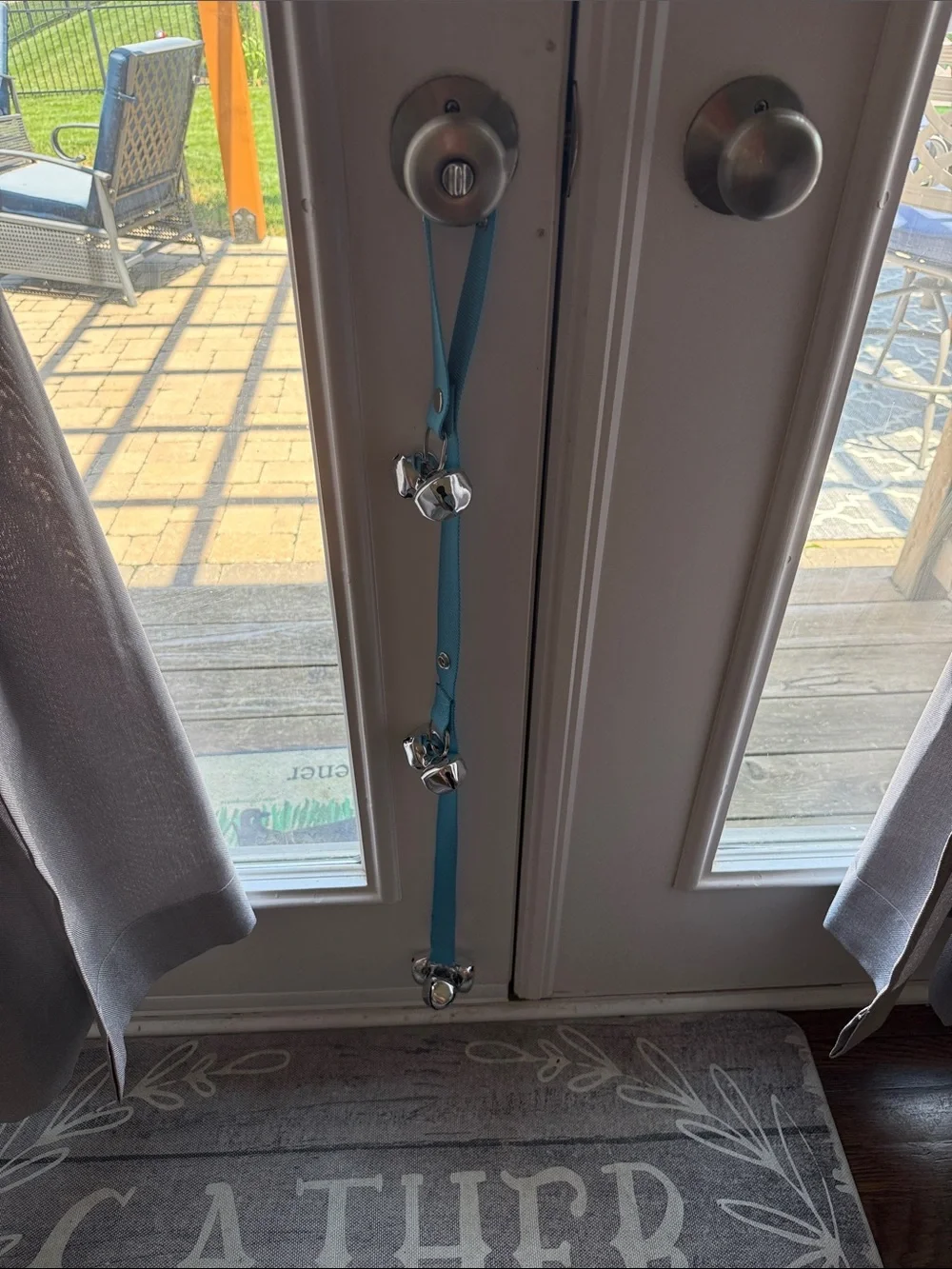 Puppy Training 3pc. Kit- Jingle Bells for the Door, Clicker and Dinger Bell